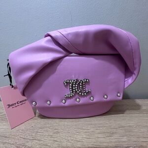 Juicy Couture Fondant Pink Soft Bow Crossbody Bag